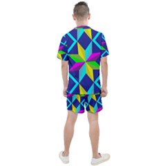 Men s Mesh T-Shirt and Shorts Set 