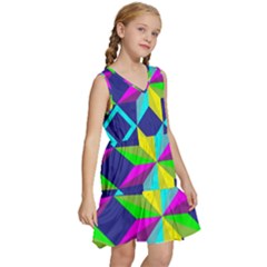 Kids  Sleeveless Tiered Mini Dress 