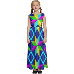 Kids  Satin Sleeveless Maxi Dress 