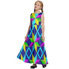 Kids  Satin Sleeveless Maxi Dress 