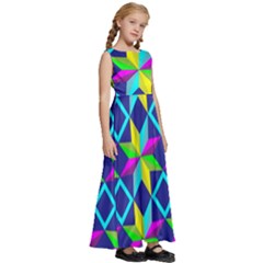 Kids  Satin Sleeveless Maxi Dress 