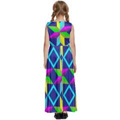 Kids  Satin Sleeveless Maxi Dress 