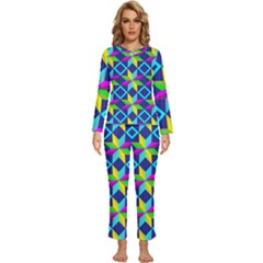 Womens  Long Sleeve Lightweight Pajamas Set 