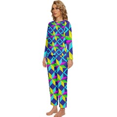 Womens  Long Sleeve Lightweight Pajamas Set 