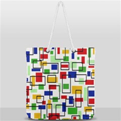 Full Print Rope Handle Tote (Large) 