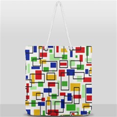 Full Print Rope Handle Tote (Large) 