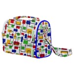 Colorful rectangles                                                                   Satchel Shoulder Bag