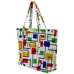 Zip Up Canvas Bag 