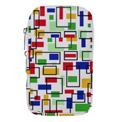 Colorful rectangles                                                                   Waist Pouch (Large) from ArtsNow.com