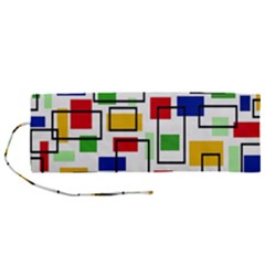 Colorful rectangles                                                                   Roll Up Canvas Pencil Holder (M) from ArtsNow.com