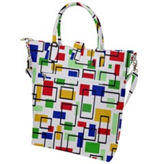 Buckle Top Tote Bag 