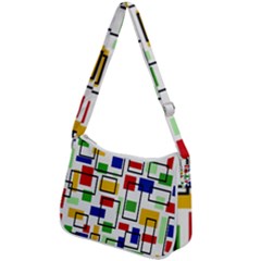 Zip Up Shoulder Bag 