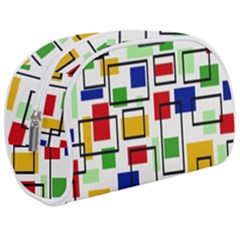 Colorful rectangles                                                                 Makeup Case (Medium) from ArtsNow.com