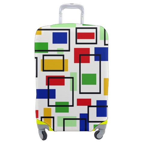 Colorful rectangles                                                                  Luggage Cover (Medium) from ArtsNow.com