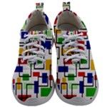 Colorful rectangles                                                                  Mens Athletic Shoes