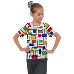 Kids  Mesh Piece T-Shirt 