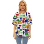 Colorful rectangles             Oversized Basic Tee