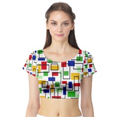 Short Sleeve Crop Top 