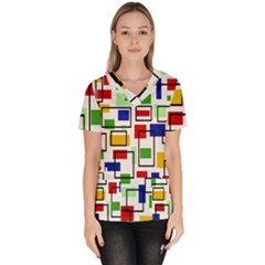 Women s V-Neck Scrub Top 