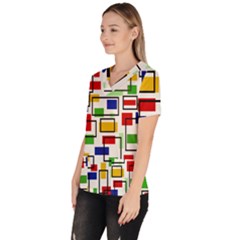 Women s V-Neck Scrub Top 