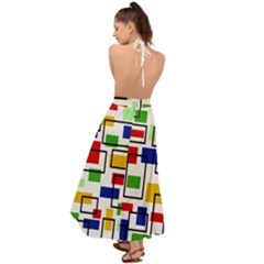 Backless Maxi Beach Dress 