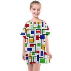 Kids  One Piece Chiffon Dress 