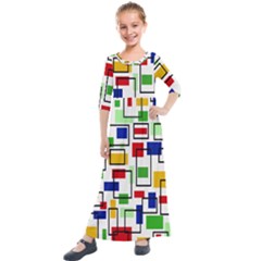 Kids  Quarter Sleeve Maxi Dress 