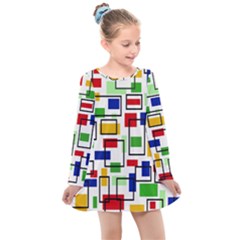 Kids  Long Sleeve Dress 