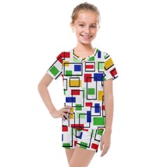 Kids  Mesh T-Shirt and Shorts Set 