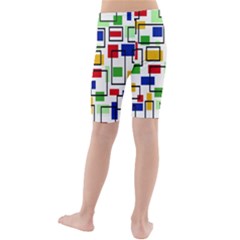 Kids  Mid Length Swim Shorts 