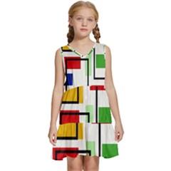 Kids  Sleeveless Tiered Mini Dress 