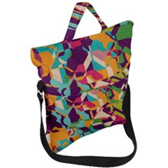 Fold Over Handle Tote Bag 