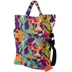 Fold Over Handle Tote Bag 