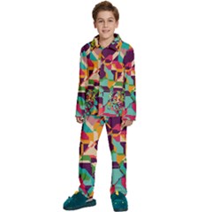 Kids  Long Sleeve Velvet Pajamas Set 