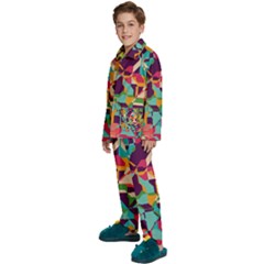 Kids  Long Sleeve Velvet Pajamas Set 