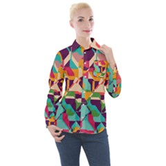 Women s Long Sleeve Pocket Shirt 