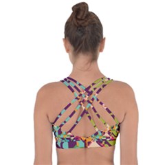 Cross String Back Sports Bra 