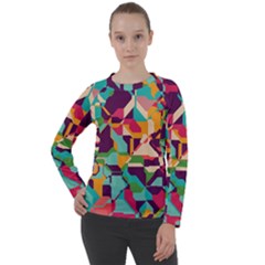 Retro chaos             Women s Long Sleeve Raglan Tee from ArtsNow.com