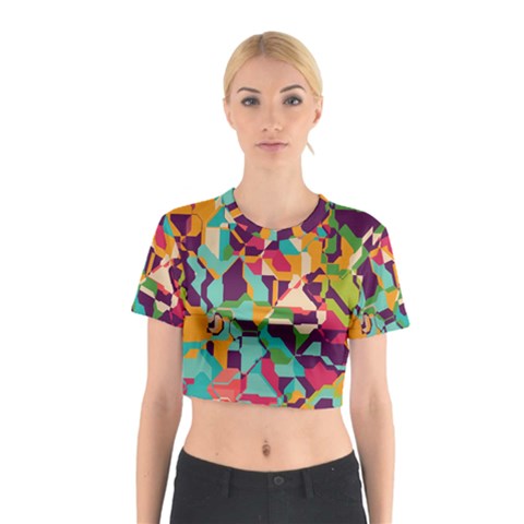 Retro chaos                                                                       Cotton Crop Top from ArtsNow.com