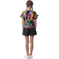 Kids  Cut Out Flutter Sleeves 