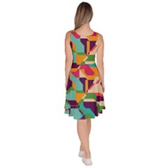 Knee Length Skater Dress With Pockets 