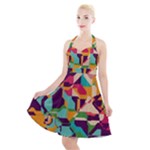 Retro chaos                                                                          Halter Party Swing Dress