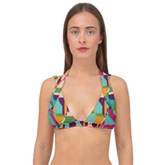 Double Strap Halter Bikini Top 