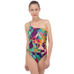 Classic One Shoulder Swimsuit 