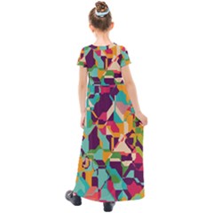 Kids  Short Sleeve Maxi Dress 