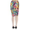 Midi Wrap Pencil Skirt 