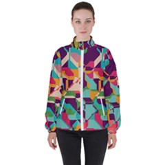 Women s High Neck Windbreaker 