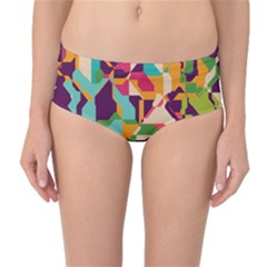 Mid-Waist Bikini Bottoms 