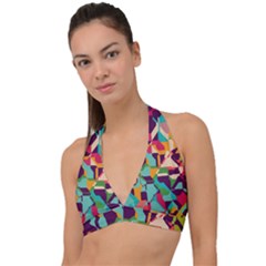 Halter Plunge Bikini Top 