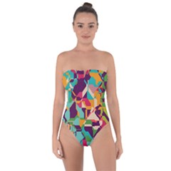 Tie Back One Piece Swimsuit 